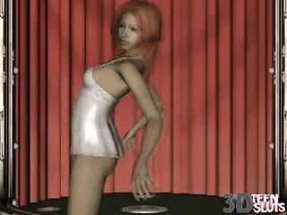 red haired teen