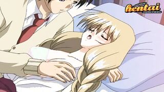 blonde hentai chick fucked