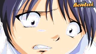 teen hentai chick gets