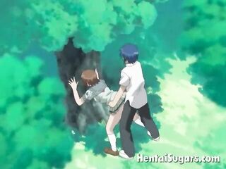 dude licking hentai snatch