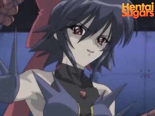 angry hentai warrior girl
