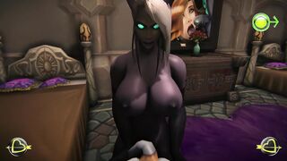 big-boobed futanari demoness with
