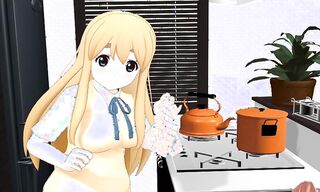 rubias manga jovencita uniforme
