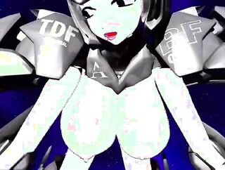 big-boobed space princesa armor